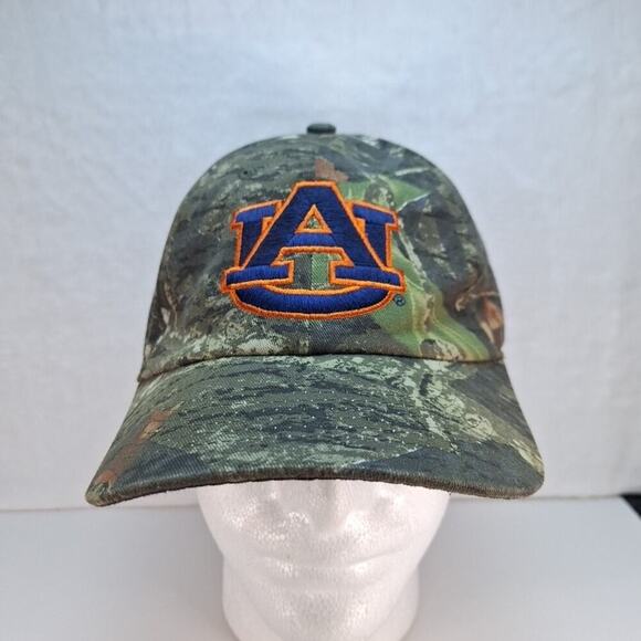 Auburn Tigers Hat Cap Strap Back Camo Hunting Adjustable Outdoors NCAA - Picture 1 of 8